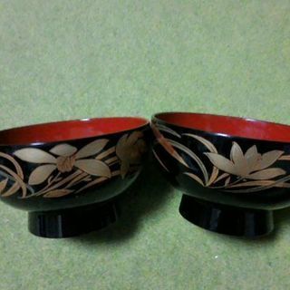 汁椀(木質)５客セットの画像