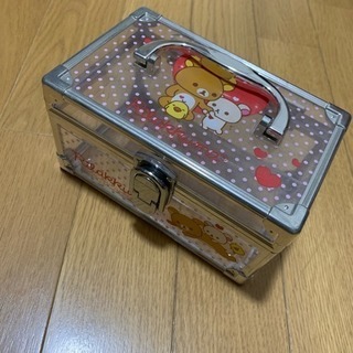 リラックマ クリアボックス❗️ かわいい小物入れ サンエックス