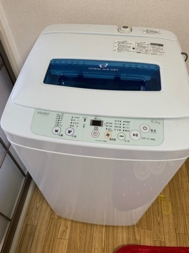 【格安】Haier4.2kg洗濯機