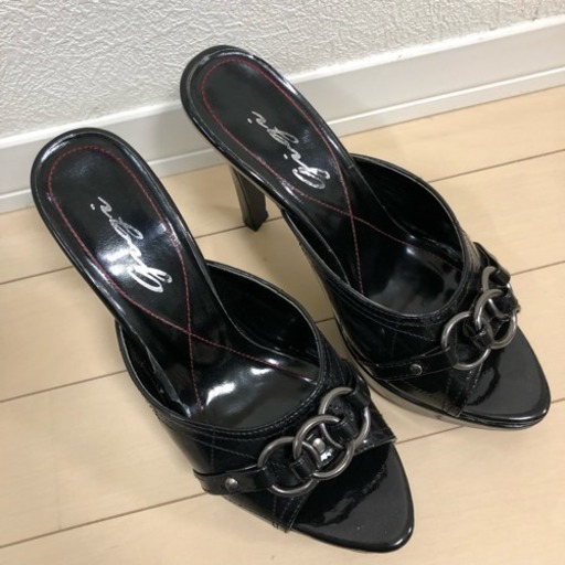 サンダル  ミュール（ブラック）