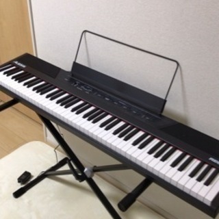 Alesis 88鍵盤 初心者向け電子ピアノ フルサイズ・セミウ...