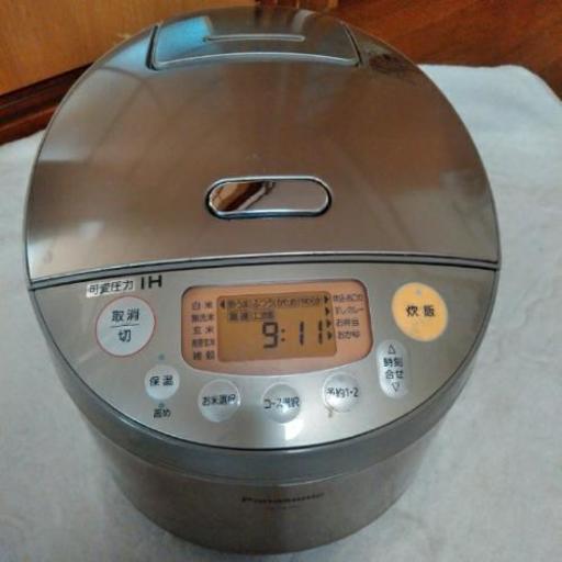 取引中 パナソニック 可変圧力IHジャー炊飯器中古