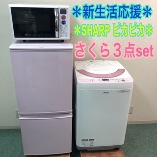 配達無料地域あり＊新生活応援＊とってもお得！SHARPさくら3点...