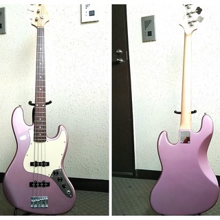 スクワイア・ジャズベース☆(3mケーブル／Sケース付き) Squier Affinity Jazz Bass Purpleの画像