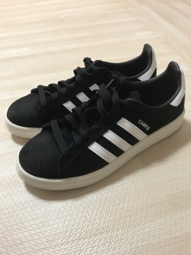 アディダス キャンパス レディース ブラック 23.5