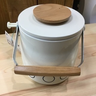 #1892 マーシャン WOODY アイスペール トング付 MIP-1300の画像