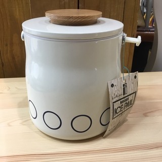 #1892 マーシャン WOODY アイスペール トング付 MI...