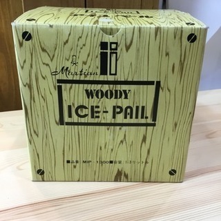 #1892 マーシャン WOODY アイスペール トング付 MIP-1300の画像