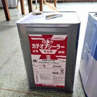 商談中　水性シーラー　塗料　一斗缶