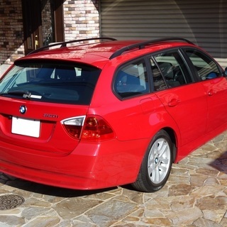 検査31年10月BMW320iツーリング カロッツェリアHDDナビ/音楽録音/DVD再生/バックカメラ/電子キー/プッシュスタート/クリムゾンレッド/HID/ETCの画像