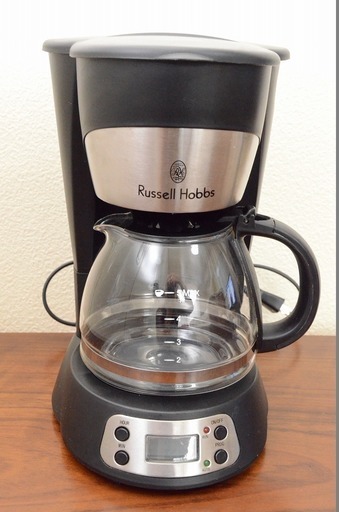 ☆コーヒーメーカー/便利なタイマー付☆ ラッセルホブス  ( Russel Hobbs)  5カップ 7610JP