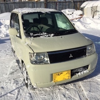 【大幅値下げ】ミツビシekワゴンAT車4WDジャンク品