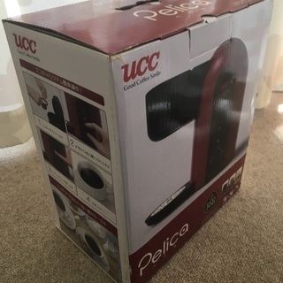 宇都宮市に取りに来られる方限定です。激安売切！超お買得！新品未使用！UCC 上島珈琲 エコポッド専用カプセル式 コーヒーマシン Pelica(ペリカ)の画像