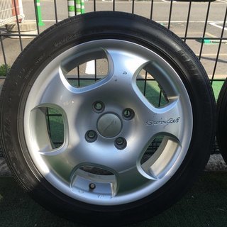 【売約済】軽自動車用14インチアルミ  BS POTENZA 1...