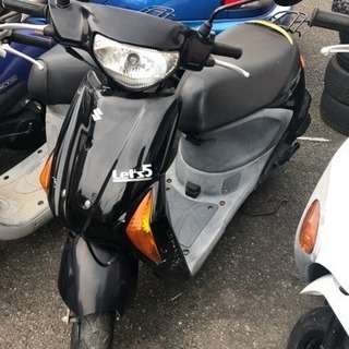 SUZUKI レッツ5 原付メットインスクーター 50cc 福岡市南区