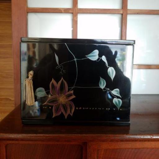 受け渡し予定☆1/11まで　漆黒の小物入れ