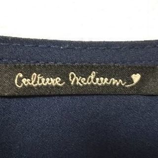 【済】美品 ワンピース 紺 Culture Medium🖤の画像