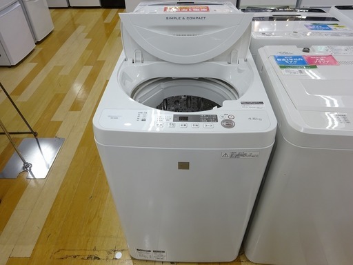 安心の１年保証付！2017年製 SHARPの全自動洗濯機です！【トレファク岸和田店】