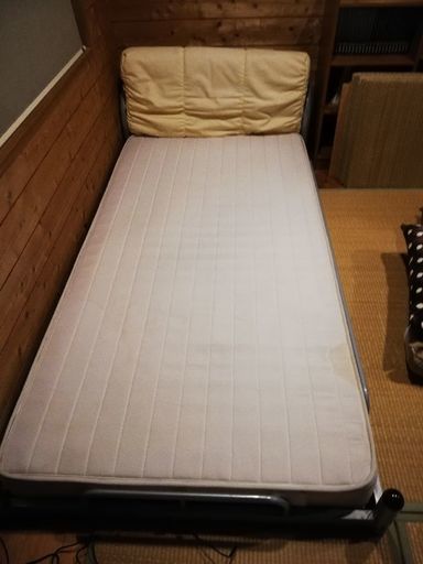 パイプベッドマット付き