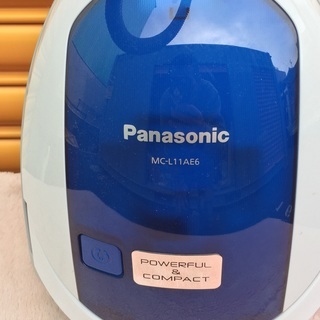 Panasonic/パナソニック★紙パック式クリーナー 電気掃除機 MC-L11AE6 ブルー 2010年製の画像