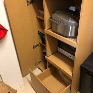 キッチンの家電収納棚差し上げます