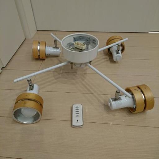 【お引き渡し完了】4灯クロスシーリングライト