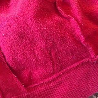 オールドネイビー パーカー 赤の画像