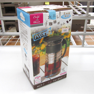 新品保管品 ハリオ 8時間抽出 水出し珈琲ポットミニ 5人用 6...