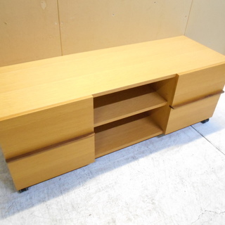 WELL　ＴＶボード　引出し付き木製テレビ台『美品中古』【リサイ...