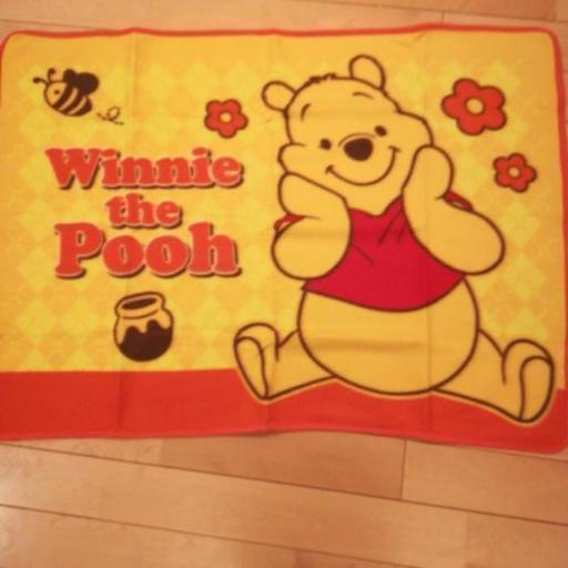 新品】プーさんブランケット膝掛け (さとう) 東武宇都宮の寝具《毛布