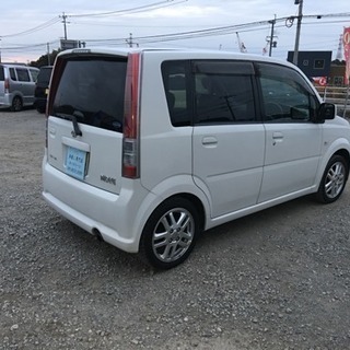 審査なし分割可能 車検32年8月 ムーブカスタム スタッドレス4本 9部山 キーレスの画像