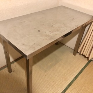 作業用ステンレスデスク(引き取りに来て頂ける方限定)