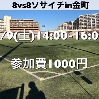 ソサイチ8vs8【にいじゅくみらい運動公園】  2/9(土)14...