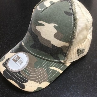 NEW ERA CAP 白迷彩柄 クリスタルカスタム