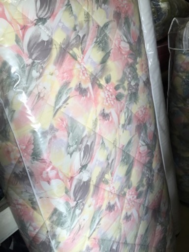 新品 三層式羊毛敷布団ダブル