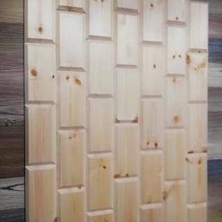 ウッドタイル 無塗装品 DIY 壁紙 アクセント レンガ調 カフ...