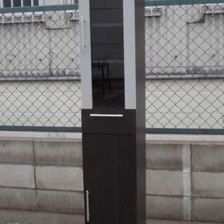スリムラック　棚　隙間収納に♪　30cm×39㎝×180㎝　ブラ...