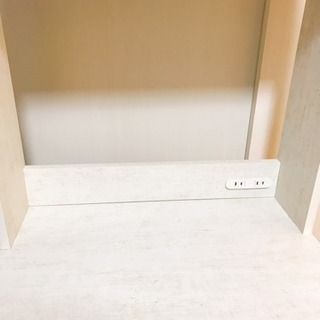 (取引中)ニトリのフレンチカントリー風キッチンラック(リズバレーLZV-1560DH)の画像