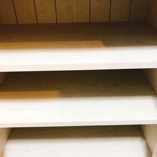 (取引中)ニトリのフレンチカントリー風キッチンラック(リズバレーLZV-1560DH)の画像