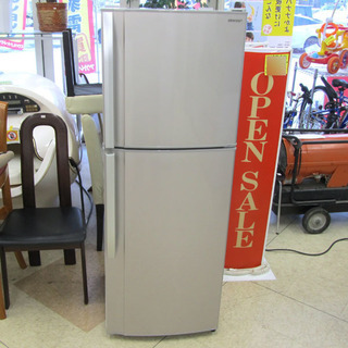 シャープ 2ドア 冷蔵庫 228L・右開き シルバー系 2012年製 SJ