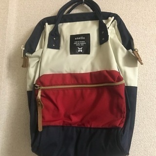 anello ポリエステルキャンバス口金リュック