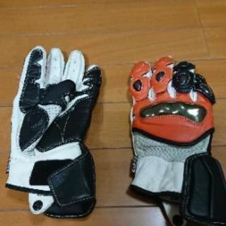 値下げ‼️半額  バイク用プロテクター付きグローブ