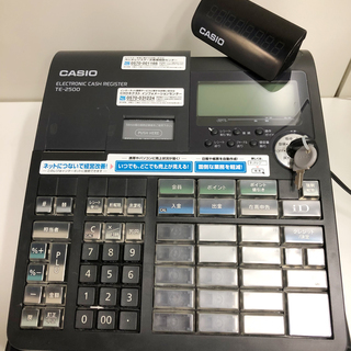 CASIO カシオ レジ 電子レジスター TE-2500 ブラックの画像