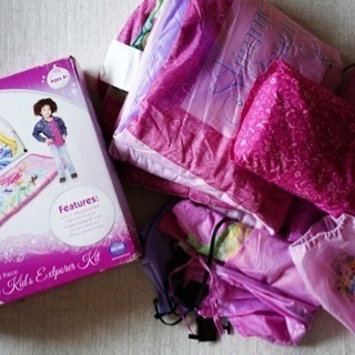 ディズニープリンセス●コストコ購入品●テントと寝袋セット