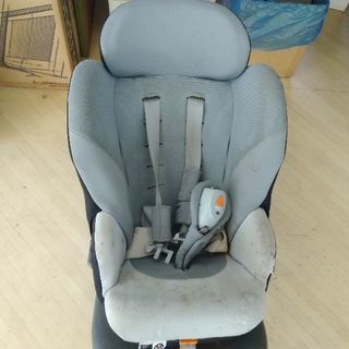 チャイルドシート アップリカ マシュマロ 回転 グレー 中古