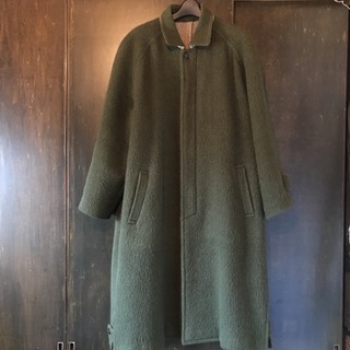コート グリーン  フェルト
