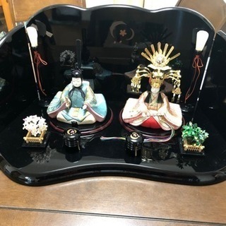 雛人形セット。立て札未使用です。
