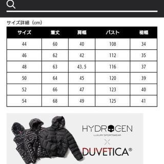  デュベティカダウンベストハイドロゲン ダウンベスト 正規品の画像