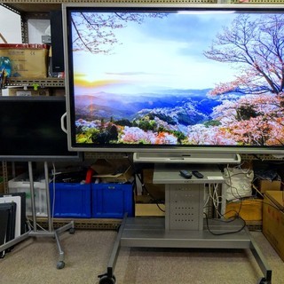 動作OK【70インチ液晶モニタ】シャープ製 PN-L702B スピーカー付き HDMI DVI端子あり「BIGPAD」フルHD 2011年製