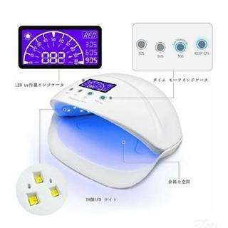 BRIGHTINWDネイルドライヤー 50W LED一年保証 日本語説明書付属●の画像